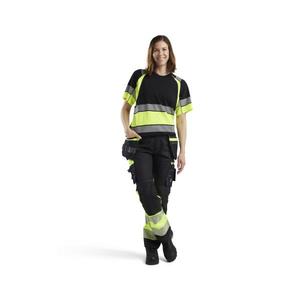 BLAKLADER - 341010309933XL T-shirt haute visibilité pour femme Noir/Jaune-EAN 7330509856628 HI-VIS WORKWEAR - Product Image 3
