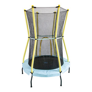 55Inch Nieuwe Kleurrijke <span class=keywords><strong>Kids</strong></span> Home Trampoline Met Veiligheidsnet Indoor Goedkope Multicolor Mini Trampoline Voor Kinderen - Product Image 5