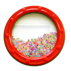 Wholesale Orff Percussion <b>Instrument</b> Portable 10 Inch Purple Orange Plastic Ocean Wave Drum <b>Musical</b> <b>Instrument</b> Ocean Drum - Product Image 3