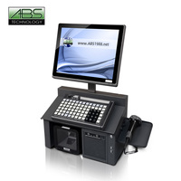 Кассовая система ABS, модель ABS 1220, процессор Intel J1900, ОС Windows 7/10, разрешение 1280*800 DPI, металлический корпус, термопринтер 58 мм