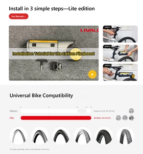 Kit de Conversión de Bicicleta Eléctrica <span class=keywords><strong>LIVALL</strong></span> PikaBoost 2 para Bicicletas de Montaña, Motor de Buje con Voltaje de 36v, Pantalla LCD y Controlador para Ciclismo - Product Image 3