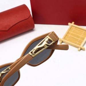 Lunettes de soleil vintage sans monture 2022, classiques, unisexes, tendance, avec verres polarisés, lunettes optiques en gros, monture métallique - Product Image 6