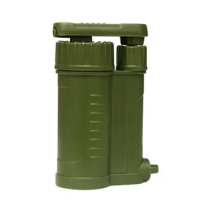Lood-bomba manual de purificación de agua para exteriores, sistema de filtración de agua de emergencia, manual