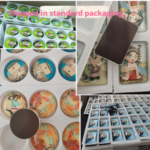 Magnete Decorativo <span class=keywords><strong>per</strong></span> <span class=keywords><strong>Frigorifero</strong></span> con Paesaggi Turistici Nazionali, Creativo, Quadrato, Tridimensionale - Product Image 5