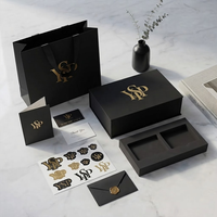 Caja de Regalo Magnética Rígida de Lujo Personalizada con Inserto Multicapa con Divisiones para Empaque de Conjuntos de Regalo de Joyería y Electrónicos de Lujo