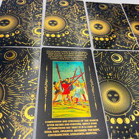 Créez vos propres cartes de tarot Oracle personnalisées, jeu de 78 cartes avec papier d'art, emballage en boîte étanche