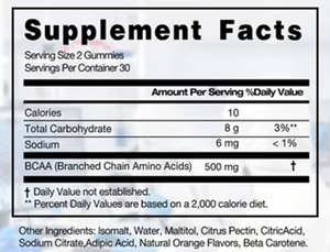 Gummies <span class=keywords><strong>BCAA</strong></span> : Compléments Post-Entraînement, Acides Aminés, Gummies Énergétiques <span class=keywords><strong>BCAA</strong></span> pour la <span class=keywords><strong>Musculation</strong></span> - Product Image 2