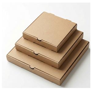 Boîte à pizza en carton ondulé de qualité supérieure, résistante à la graisse et aux fuites, emballage alimentaire pour les restaurants, les franchise et l'usage commercial - Product Image 2