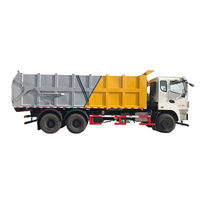 Haute qualité 16CBM 4x2 Dongfeng compacteur camion à ordures manuel Diesel comprimé amarrage camion à ordures moteur personnalisé