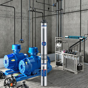 QJ pompe de puits profond à un étage pompe à diaphragme centrifuge en acier inoxydable à levage complet horizontale pour <span class=keywords><strong>l</strong></span>'arrosage utilisation submersible - Product Image 2