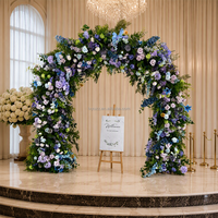 Décorations de table de mariage rustiques et élégantes européennes, boules de fleurs, fournitures de décoration de mariage pour banquets et usage domestique