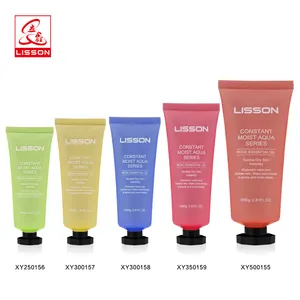 Individuelle Verpackung für Handcreme aus Drücken kosmetisches Kunststoff weiches Rohr Kunststoff weiches Drücken Hautpflegeverpackungsrohr für Handcreme