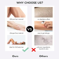 Bandes de papier ciré pour épilation double face OEM ODM pour hommes et femmes, épilation des mains des aisselles et des jambes du corps entier