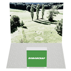 Stand de Exhibición Ecológico Personalizado de 3*3M con <span class=keywords><strong>Caja</strong></span> de <span class=keywords><strong>Luz</strong></span> SEG, Panel Trasero Grande Individual con Gráfico de Paisaje Verde - Product Image 3