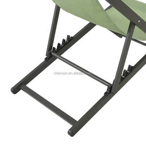 Silla plegable duradera con eslinga, tumbona reclinable, silla de playa - Product Image 4