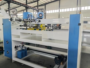 Chất lượng tốt nhất bán tự động đôi servo đôi miếng carton khâu máy sóng Bìa hộp khâu máy - Product Image 4