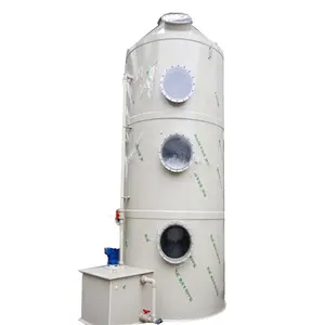 PP/FRP/SS Spray Tower Wet Scrubber Gas Purification System Fume Extractor Lab Gas Scrubber Manufacturer