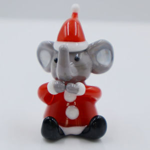 Statuetta Animale Natalizia in Vetro di <span class=keywords><strong>Murano</strong></span> Artigianale Lavorato a Lume per Decorazione Giocattolo di Natale - Product Image 3