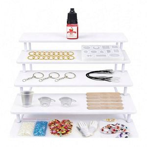 Kit Creativo para Hacer Joyas de Resina, Resina Transparente Dura de Curado UV, Moldes de Silicona para Accesorios Hechos a Mano, Llavero de Modelo - Product Image 6