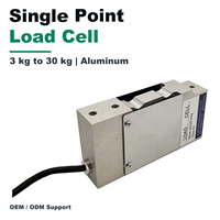 HCE UHCEB Analog Single Point Off-center Load Cell Akurasi 0.03% 5~12VDC 3kg-30kg Aluminium untuk Timbangan Platform
