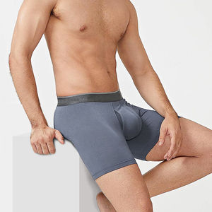 Calzoncillos bóxer sin costuras para hombre, ropa interior cómoda, suave, transpirable, 95 rayón 5, licra, logotipo personalizado, MOQ bajo - Product Image 3