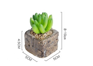 A-3063 Vaso in Ceramica con <span class=keywords><strong>Piante</strong></span> Succulente <span class=keywords><strong>Artificiali</strong></span> per Decorazione d'Interni - Product Image 6