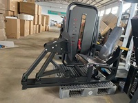 Presse à jambes horizontale professionnelle, équipement de musculation durable, machine d'entraînement de force pour les quadriceps, les fessiers et les mollets