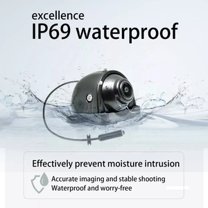 Mini 4PIN AHD 1080P Camión Caravana 180 Grados Visión nocturna Carcasa de metal Vista trasera lateral Cámara de respaldo de marcha atrás Cámara impermeable IP69 - Product Image 2