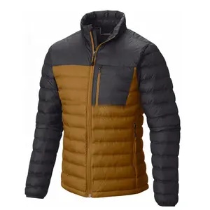 2020 de 100% de poliéster de nylon nueva moda casual diseño de peso ligero de los hombres de invierno de chaqueta de pato abajo chaqueta