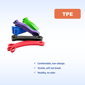 Biểu Tượng Tùy Chỉnh Cao Su Màu Đen Ban Nhạc Kháng Điện Tập Thể Dục Căng Kéo Lên Hỗ Trợ Ban Nhạc Tập Thể Dục Sức Đề Kháng Kéo Lên Ban Nhạc - Product Image 2