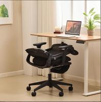 Chaise de bureau exécutive ergonomique en maille, moderne, luxueuse, réglable, confortable, à dossier haut et pliable