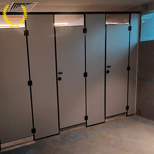 Phong Cách Hiện Đại Văn Phòng Tùy Chỉnh Xây Dựng Nhà Vệ Sinh Phân Vùng Tủ Chất Lượng Cao Thép Không Gỉ Trạm Với Hot New HPL-PVC Hội Đồng Quản Trị - Product Image 6