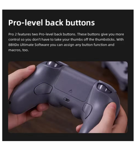 8bitdo ใหม่ Pro 2 BT Gamepad พร้อมเอฟเฟกต์ฮอลล์จอยสติ๊กสำหรับ nintend Switch, PC, <span class=keywords><strong>MacOS</strong></span>, Android, Steam Deck Raspberry Pi - Product Image 5