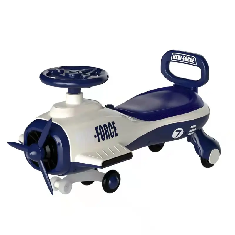 Yeni tasarım pil gücü Spin tekerlek büküm araba salıncak salıncak büyük çocuklar çocuk Ride-on elektrikli oyuncak araba araba