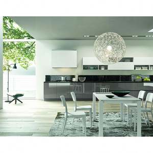 Prix des armoires de cuisine en Chine, personnalisation, design moderne en laque 3D, armoires de cuisine - Product Image 5