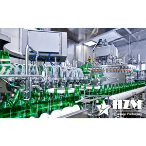 Automatic Beer Wine Drink Glass Bottle Filling Machine Making Line