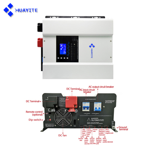 ระบบพลังงานแสงอาทิตย์แบบออฟกริด 1KW-12KW คลื่นไซน์บริสุทธิ์ ความถี่ต่ำ 12V 24V 48V พร้อมอินเวอร์เตอร์พลังงานแสงอาทิตย์ HS 1-12kw ขนาด 3kw 6k - Product Image 5