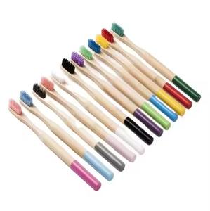 Cleaning <b>Brush</b> Free Sample 100% Biodegradable Eco Friendly Bambu Natural Organic Adult Brosse a Dent <b>Bamboo</b> Toothbrush - Product Image 6