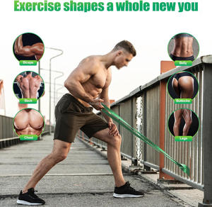 Bandes de Résistance TPE Robustes pour Entraînement, Fitness, Exercices, Tractions, Étirements, Musculation – Bande de Gym pour Femmes et Hommes - Product Image 3