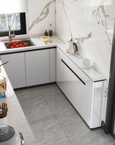 Meubles modernes de salon, console de <span class=keywords><strong>buffet</strong></span> en bois de luxe avec plaque de <span class=keywords><strong>roche</strong></span> - Product Image 3