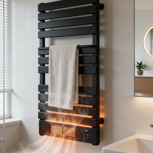 Scaldasalviette Elettrico da 2000W, Asciugatore Intelligente per Bagno con Asciugatura Rapida, Design a Colonna, a Risparmio Energetico - Product Image 5