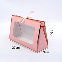 Custom Flower Paper Box Large Florist Packaging Box Foldable Flower Arrangement Vase Wedding Decor Paper Gift Bags