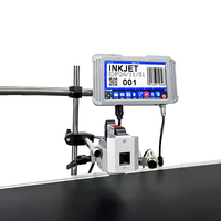 Máquina Codificadora Automática en Línea con Código QR de Fecha de Caducidad Variable de 12.7mm, Impresora de Inyección de Tinta para Impresión por Lotes