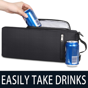 Sac à bandoulière isotherme en polyester avec poignée pour 6 canettes de <span class=keywords><strong>bière</strong></span>, imperméable et pouvant contenir 6 packs - Product Image 5