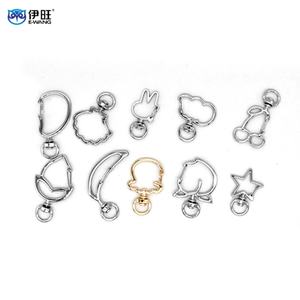 Ewang - Accesorios para Hacer Joyas y Manualidades, Llaveros para Bolsos, Clip Giratorio de Metal, Gancho de Seguridad, Anillo para Llaves - Product Image 2