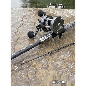 Ensemble de leurres Little Yellow Duck Thunder Rod avec moulinet <span class=keywords><strong>à</strong></span> tambour métallique, <span class=keywords><strong>canne</strong></span> <span class=keywords><strong>à</strong></span> <span class=keywords><strong>pêche</strong></span> en carbone ultra-légère XH pour la <span class=keywords><strong>pêche</strong></span> au snakehead - Product Image 3