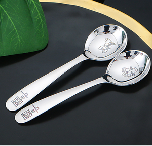 DFC0340 S M L Cuchara de Acero Inoxidable 304 para Adultos, Cuchara con Diseño del Zodiaco Chino, Cuchara para Niños, Cuchara con Dibujos Animados, CHINA - Product Image 5