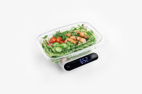 Conteneurs pour salades de fruits fournis par le fabricant, conteneurs d'emballage pour fruits en plastique PET transparent
