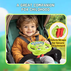 Juguete Educativo para Niños 2026, Volante de Dibujos Animados con Rotación de 360 Grados, con Luces y Música Simuladas, Funciones de Conducción con Diseño de Animales - Product Image 5