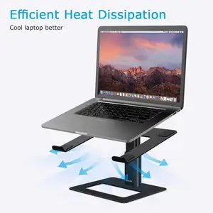 Temu Ergonomic Chiều cao có thể điều chỉnh máy tính máy tính xách tay đứng Nhôm <span class=keywords><strong>PC</strong></span> đứng hỗ trợ dọc máy tính bảng máy tính xách tay máy tính xách tay đứng - Product Image 5